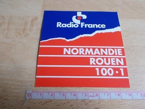 Sticker RADIO FRANCE NORMANDY ROUEN - Picture 1 of 1