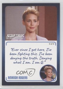 2022 Star Trek: The Next Generation Archives and Inscriptions Amanda Rogers 9pa