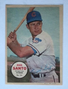 1967 Topps Pin Ups Poster Insert #26 Ron Santo Cubs - Bild 1 von 1