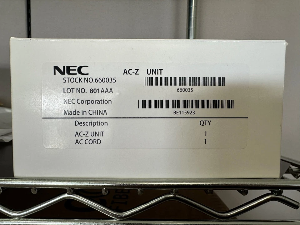 NEC AC-Z Unit IP Phone Power Adapter Unit BE115923 - NEW - Image 1 of 1