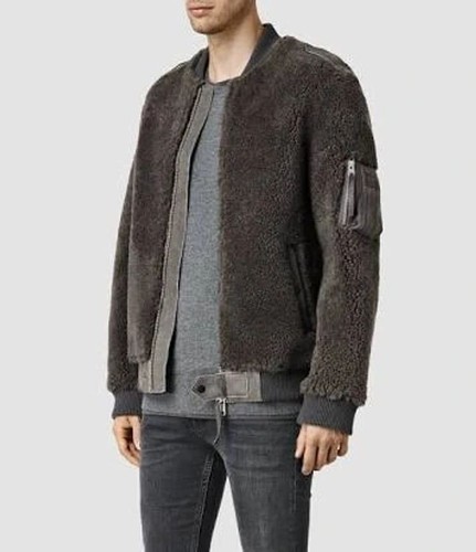 ACNE STUDIOS GIACCA IN PELLE ALL SAINTS ""DALE"" SHEARLING BOMBER