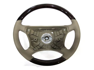 W220 1998-2005 VOLANT OE WALNUT BEIGE for Mercedes-Benz - Picture 1 of 10