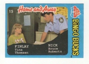 Home and Away Bingo Bucks 1993 Bruce Roberts, Tina Thomsen