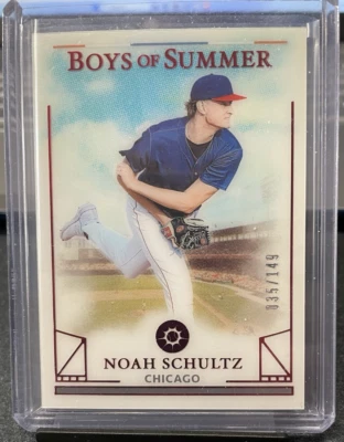 2024 Panini Boys of Summer #47 Noah Schultz Red #35/149 - Image 1 of 2