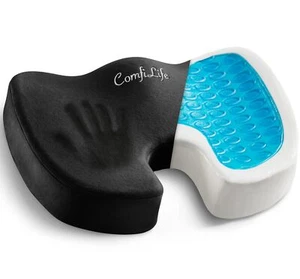 ComfiLife Gel Enhanced Seat Cushion – Office Chair Cushion – Non-Slip Gel... - Picture 1 of 8
