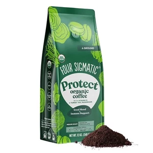 Four Sigmatic Coffee with Vitamin D Chaga & Turkey Mushroom Extract 340g Protect - Picture 1 of 8