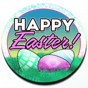 Happy Easter - Holiday Magnetic Grill Grille Badge for MINI Cooper - Foto 1 di 3