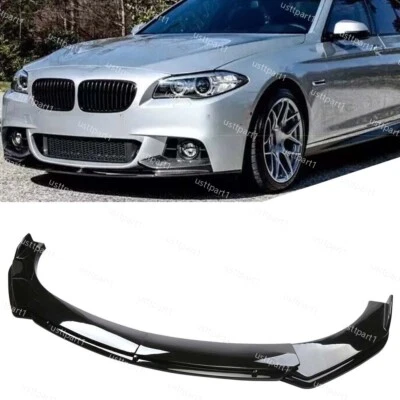 For BMW F10 5 Series M Sport 2011-2016 Front Bumper Lip Splitter Spoiler Glossy - Image 1 of 4