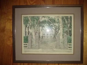"Plantación Houmas"" Estampado enmarcado y enmarañado por Ed Reaume - Imagen 1 de 1