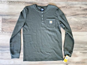 Carhartt Youth Long Sleeve Henley w/ Pocket Shirt | Sz Lg (14-16) | NWT - Picture 1 of 7
