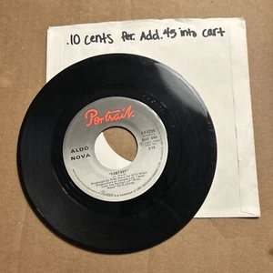 Aldo Nova Fantasy/Under The Gun 1982 Portrait Records 45 - Imagen 1 de 4