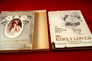 The Girl I Loved James Whitcomb Riley 1st Edition 1910 Howard Chandler Christy - Picture 1 of 12