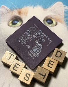 Processeur AMD-X5-133ADW AMD CPU AM5x86-P75 rare vintage (testé) - Photo 1/2