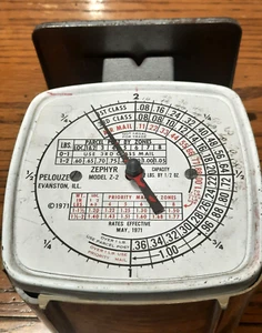 ZEPHYR MODEL Z-2-PELOUZE-VINTAGE POSTAL SCALE-FROM 1971 - Picture 1 of 6