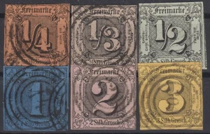 == AD Thurn&Taxis Mi. 1-6 gest., cat. aprox. 300 € == - Imagen 1 de 1
