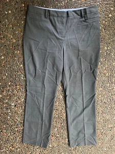 LANDS END Womens Gray Wool Blend ✒️Classic Clothing ✒️Dress Pants Trousers 12T - Picture 1 of 4