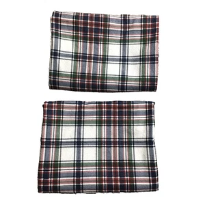 IKEA Mossruta Flannel Sham/Pillow Covers Set of 2 Standard 19 x 29 inches Plaid - Bild 1 von 6