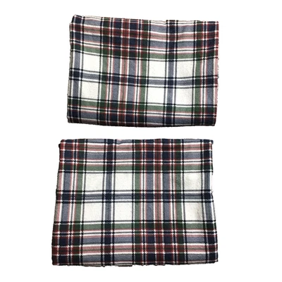IKEA Mossruta Flannel Sham/Pillow Covers Set of 2 Standard 19 x 29 inches Plaid - Image 1 of 4