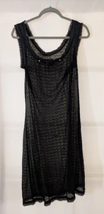 Atemberaubendes Claire Pettibone schwarz Spitze Nachthemd Abendmode Couture Lolita Large - Bild 1 von 14