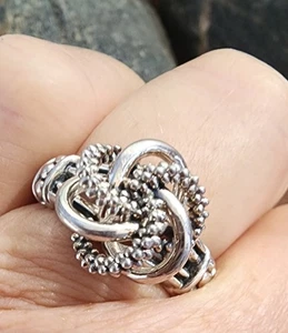 LAGOS Knoten Ring Größe 7 Sterlingsilber - Bild 1 von 10