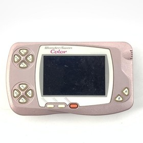 BANDAI Wonderswan Color Pearl Pink Console WSC-001 From Japan As Is 7063 UT