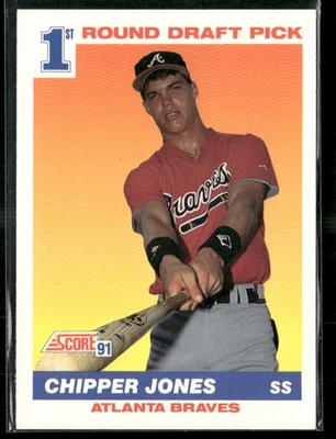 1991 Score Chipper Jones Rookie Atlanta Braves #671 - Image 1 of 2