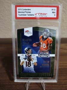 2015 CONTENDERS MANNING/THOMAS TOUCHDOWN TANDEMS #113 MINT 9 - Picture 1 of 2
