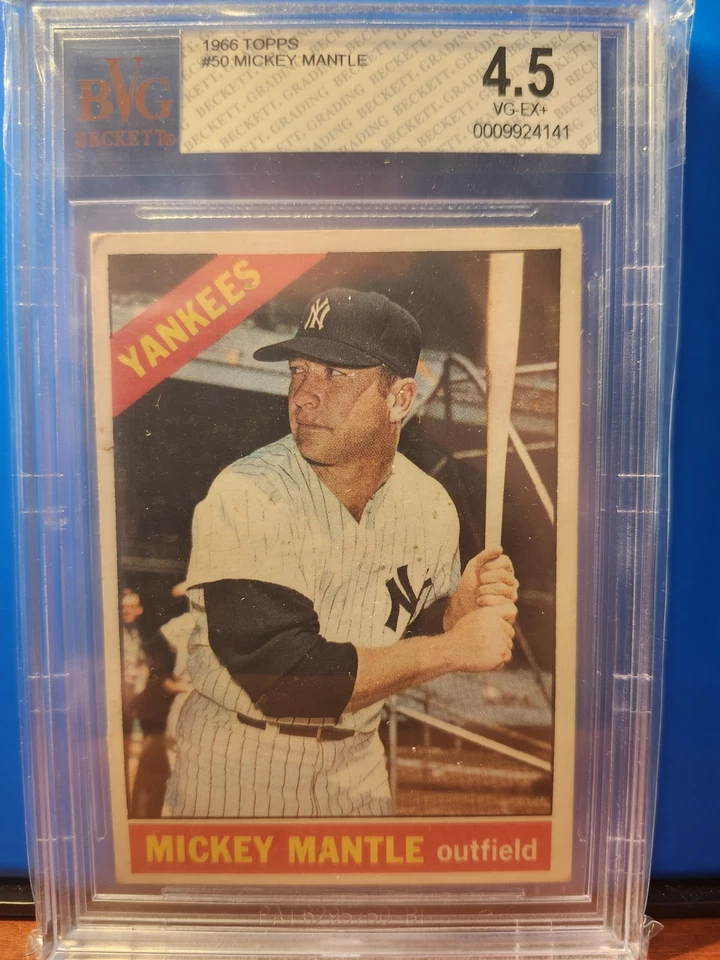 Mickey Mantle 1966 Topps #50 Foto 1 de 2
