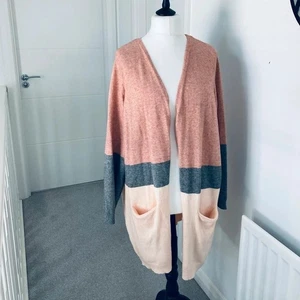 Only Carmakoma superweiche Longline Strickjacke Übergröße 22-24 Taschen vorne offen - Bild 1 von 3