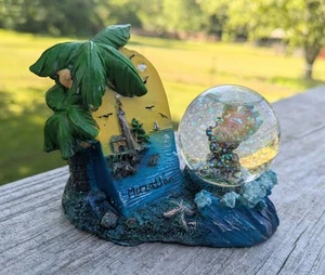 Vintage Mazatlan Mexico Figur Wasserkugel Schneekugel Souvenir Strand Palme - Bild 1 von 4