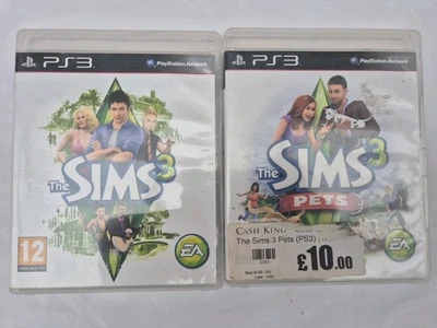 Playstation 3 - Bundle PS3 Die Sims 3 Und Die Sims 3 Haustiere Spiele Pegi 12 - Bild 1 von 3