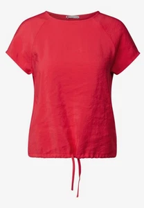 Street One Material-Mix Shirt Glory Red - Bild 1 von 1