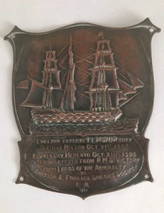 Death Of Horatio Nelson Contains HMS Victory Copper Centenary Unmounted 1905 - Picture 1 of 17