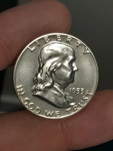 1953 Proof Franklin Silver Half Dollar #3 - Picture 1 of 4