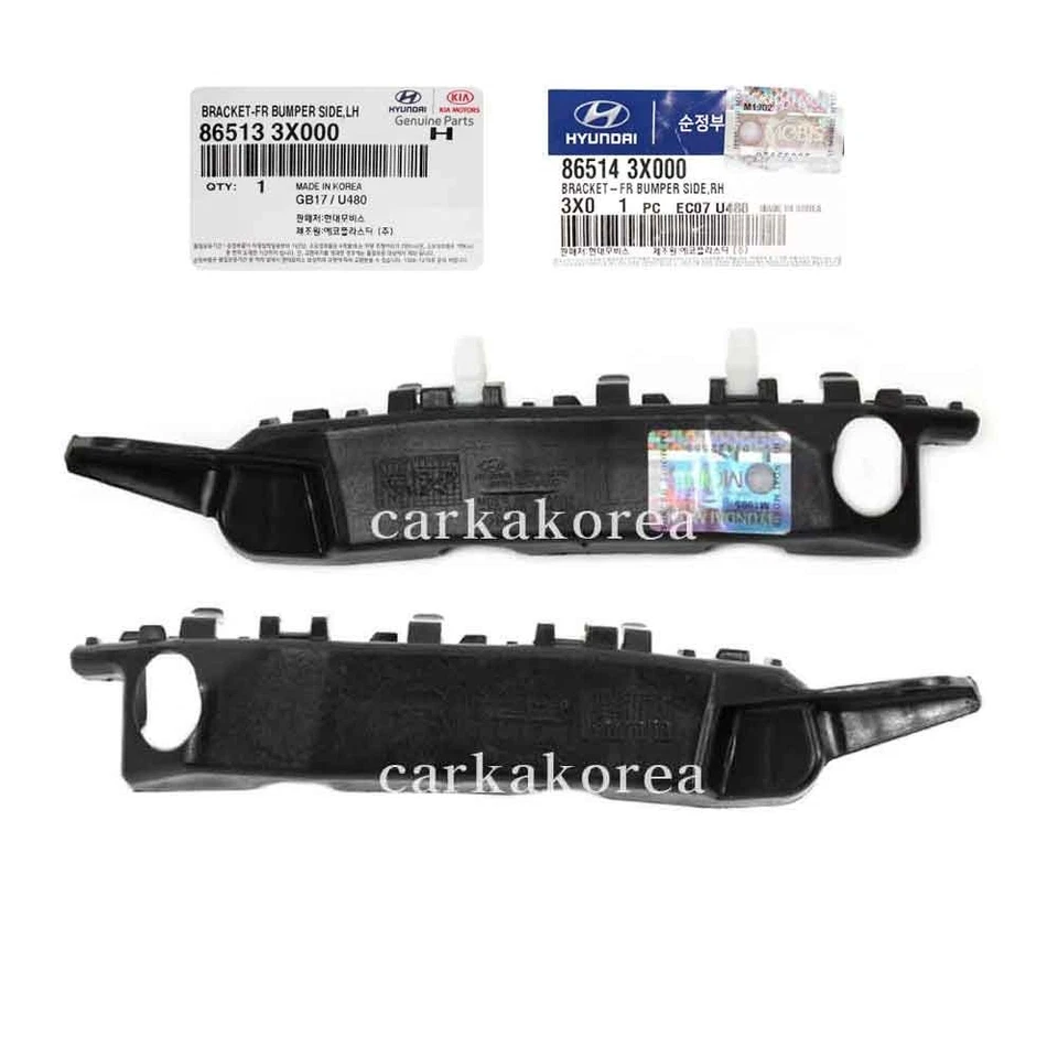 Soporte de parachoques delantero izquierdo derecho genuino 2EA para Hyundai Elantra y cupé 2011-16 Foto 1 de 4