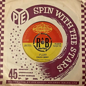 ** CHUCK BERRY - LET IT ROCK 7" VINYL 60'S ROCK & ROLL PYE R&B VG+ ** - Picture 1 of 1