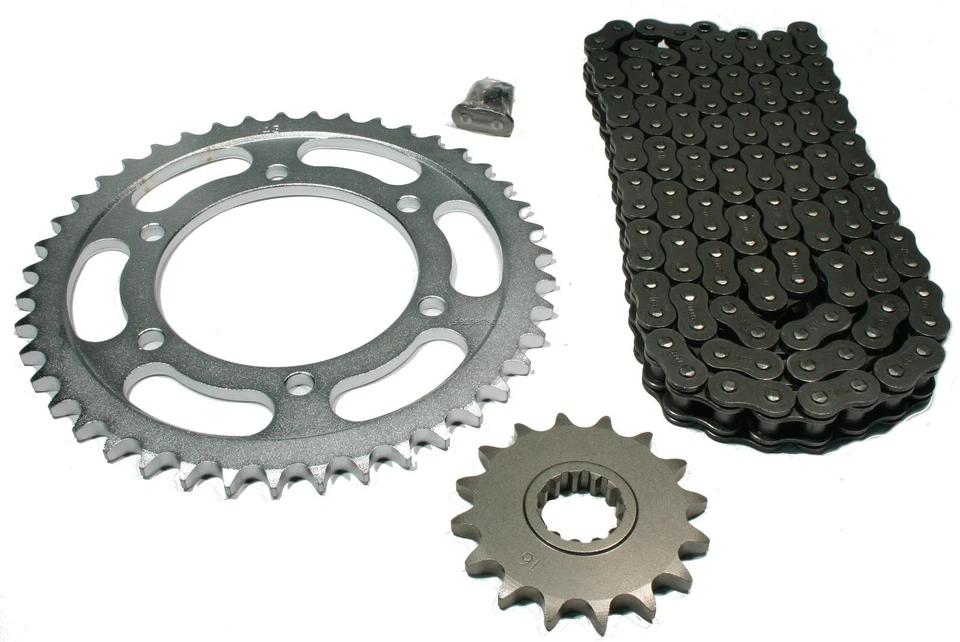 Yamaha YZF R1, 1000, 2001 2002 2003, Juego de piñones cadena junta tórica 16/43 Foto 1 de 1