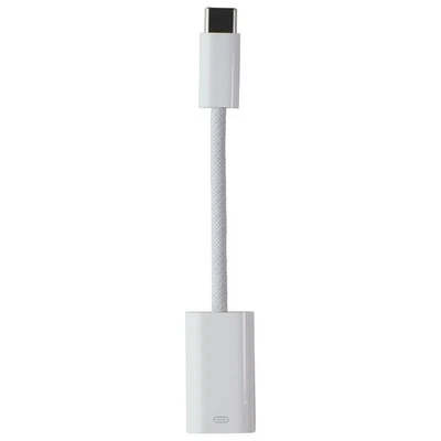 Apple USB-C to 8-Pin  Adapter - White (MUQX3AM/A) - Image 1 of 3