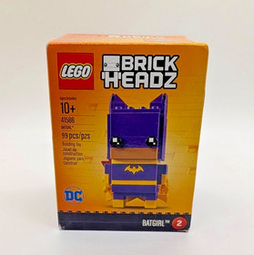 LEGO BRICK HEADZ 41586 BATGIRL DC COMICS COMPLETE WITH MANUAL BATMAN RETIRED