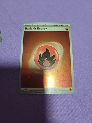 Basic Fire Energy (Cosmos Holo) 002 Sv01: Scarlet & Violet Base Set Holo - Image 1 of 4