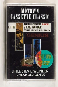 LITTLE STEVIE WONDER – 12 Year Old Genius: Live 1998 US cassette SEALED - Picture 1 of 2