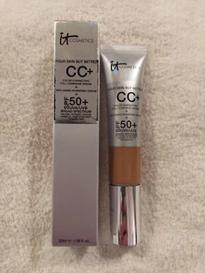 it Cosmetics CC + Color Correcting Full Coverage Cream SPF 50 UVB 2.53 oz RICH - Picture 1 of 3