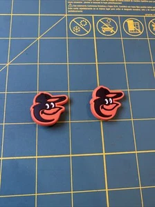 Baltimore Orioles Baseball Team Charm For Crocs Shoe Charms - 2 Pieces - Picture 1 of 1
