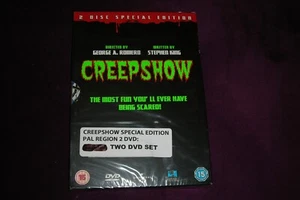 CREEPSHOW 2 Disc DVD Special Edition NEW Sealed UK PAL Region 2 Slipcase Sleeve - Picture 1 of 2