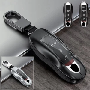 Aluminum Alloy TPU Car Key Fob Case Cover For Porsche Cayenne 911 991 918 Spyder - Picture 1 of 10