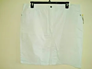 Damen Übergröße Rock weiß 5 Taschen Größe 20 W Laura Scott NEU - Bild 1 von 2