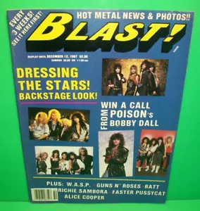 Blast Magazine ~ October 1987 ~ Dressing The Stars - Picture 1 of 5