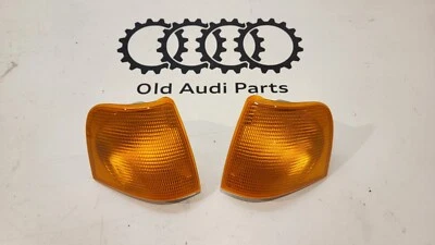 Indicator Set NEW Genuine Audi 100 Type44 C3 Hella Front Right Left T44 Set - Image 1 of 4