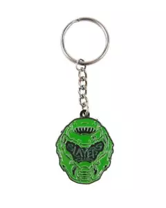 Doom offizieller Slayer Schlüsselring/Schlüsselanhänger grün neu - Bild 1 von 1
