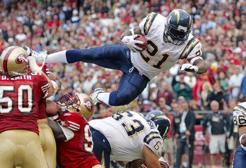 LaDainian Tomlinson San Diego Chargers NFL 13"x19" Poster Super Gloss Print 11GN Cover